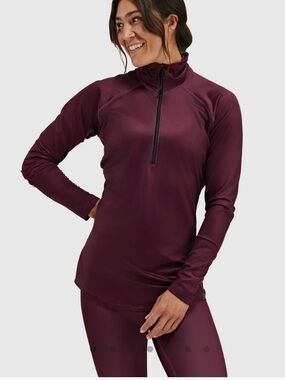 Blackstrap Women's Vista Base Layer Crewneck 1/4 Zip size large NWT